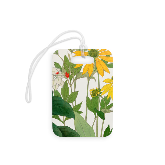 Clerodendrum & Rudbeckia Flower by Tanigami Kônan Luggage Tags