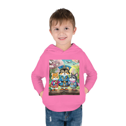 Fluffy Explorers Toddler Pullover Fleece Hoodie