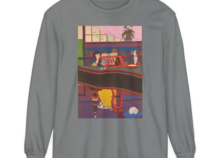 La Musique by Charles Martin Garment-dyed Long Sleeve T-Shirt