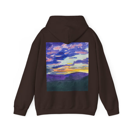 Naturstudie XII by Karl Wiener Heavy Blend™ Hooded Sweatshirt