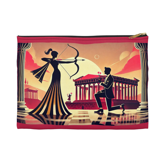 Art Deco Valentine's Romance Accessory Pouch