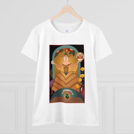 June & Pearl, Alexandrite (from the Gem Series) by Sofia Chiostri Women's Midweight Cotton Tee