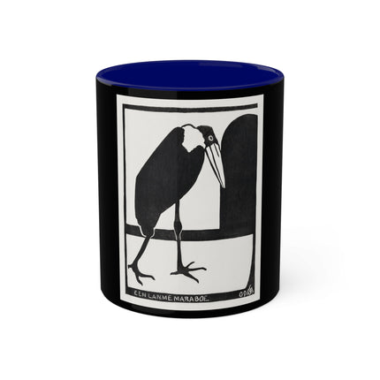 A Lame Marabou by Samuel Jessurun de Mesquita Colorful Mugs, 11oz