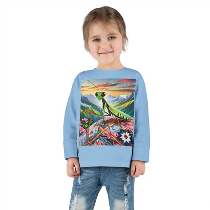 The Joyful Mantis Toddler Long Sleeve Tee