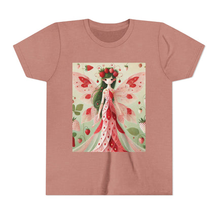 Strawberry Fairy Delight Youth Short Sleeve Tee