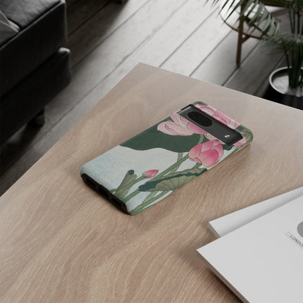 Blooming Lotus Flowers by Ohara Koson Phone Cases