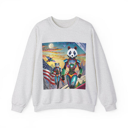 Cyber Punk Robots Unisex Heavy Blend™ Crewneck Sweatshirt