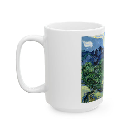 Olive Trees by Vincent Van Gogh Ceramic Mug, (11oz, 15oz)