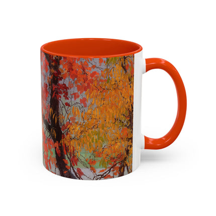 Autumn leaves by Edward Okuń Colorful Mugs (11oz, 15oz)