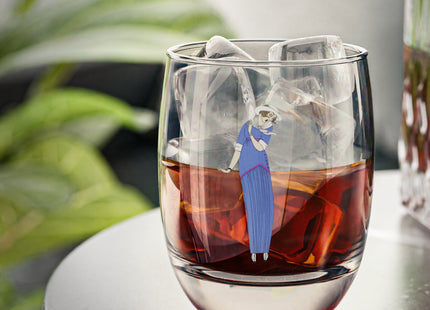 Petite Robe de Jardin (Garden Dress) by Charles Martin Whiskey Glass