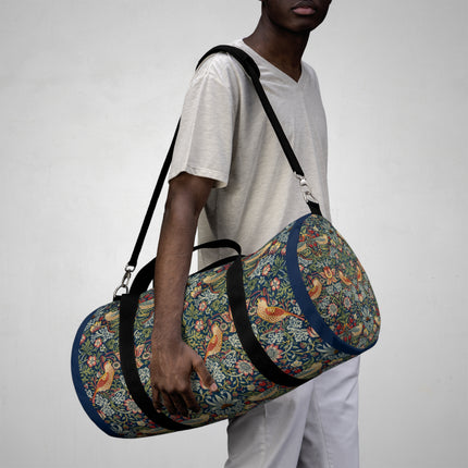 Strawberry Thief by William Morris Duffle Bag