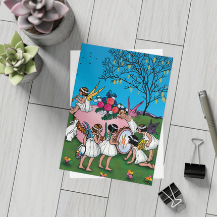 Enchanted Easter Gathering Postcards (envelopes included) - Bundles of 10, 30, 50 Pieces