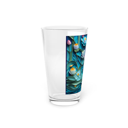 Ethereal Moonlit Lake Glass, 16oz