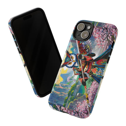 Cyberpunk Samurai Owl Phone Cases