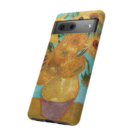 Vase with Twelve Sunflowers by Vincent Van Gogh Phone Cases