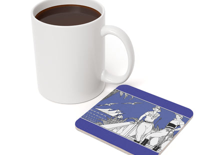 Coastal Elegance Cork Back Coaster