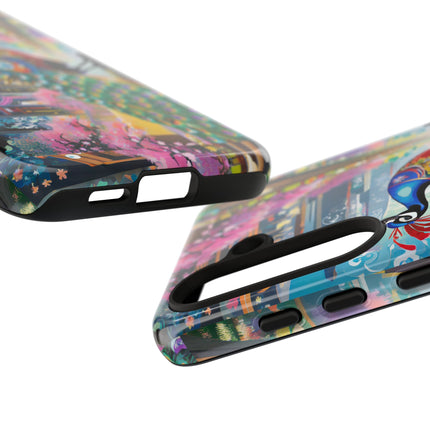 Techno Plumes Phone Cases