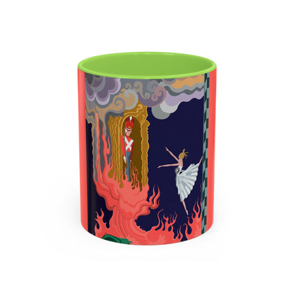 The Firebird's Awakening Colorful Mug (11oz, 15oz) – Ballet Fantasy, Mythic Fire & Art Deco Drama