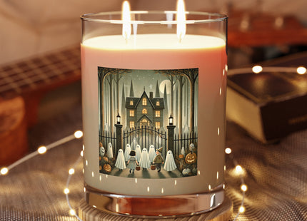 Ghostly Welcome – A Halloween Night Scented Candle - Full Glass, 11oz