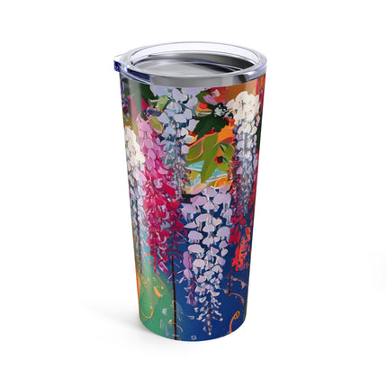 Golden Wisteria Elegance Tumbler 20oz