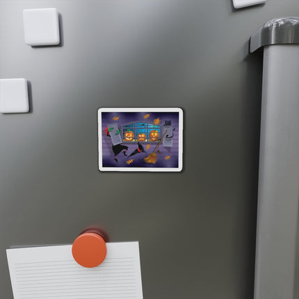 Whimsical Halloween Mischief Die-Cut Magnets (5 Sizes)