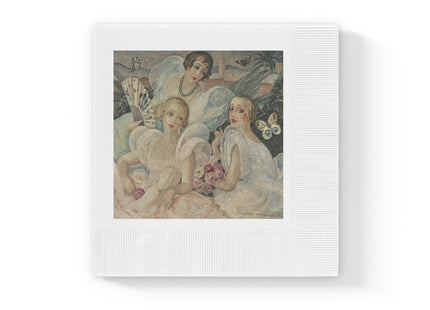 Les Femmes Fatales by Gerda White Coined Napkins