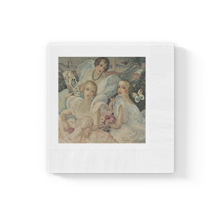 Les Femmes Fatales by Gerda White Coined Napkins