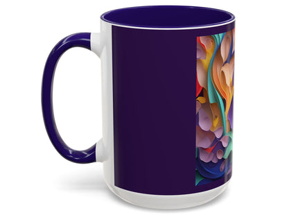 The Elegant Iris Flower Colorful Mugs (11oz, 15oz)