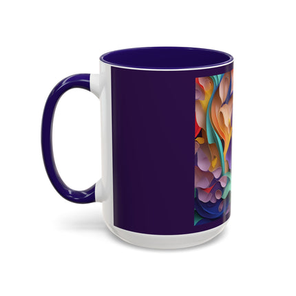 The Elegant Iris Flower Colorful Mugs (11oz, 15oz)