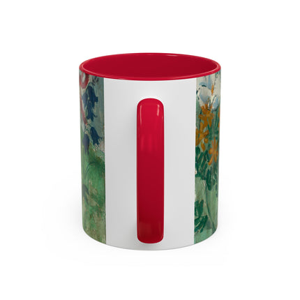Flowers by August Babberger Colorful Mugs (11oz, 15oz)