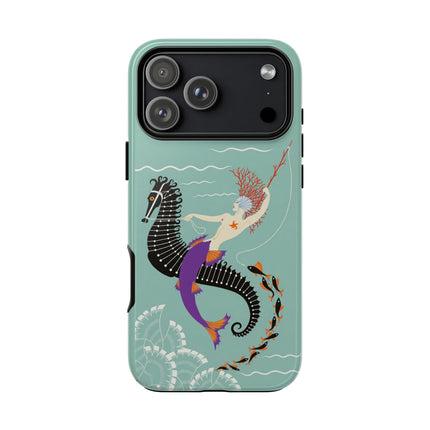 Mermaid on Seahorse Phone Case – Mythic Ocean Grace