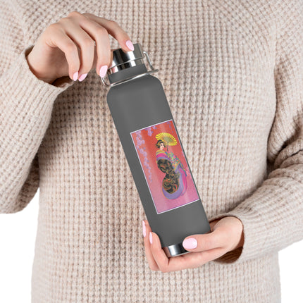 Enchanting Geisha Copper Vacuum Insulated Bottle, 22oz