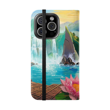 🐉💎 Wisdom's Guardian Flip Case – Dragon's Embrace & Eternal Wisdom