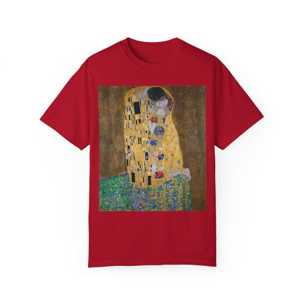 The Kiss by Gustav Klimt Unisex Garment-Dyed T-shirt