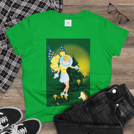 The Enchanted Encounter Women's Midweight Cotton Tee