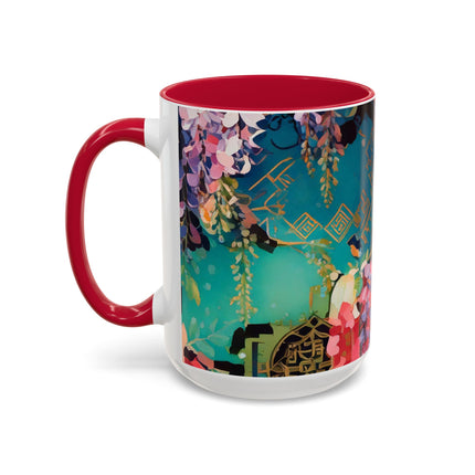Golden Wisteria Symphony Colorful Mugs (11oz, 15oz)