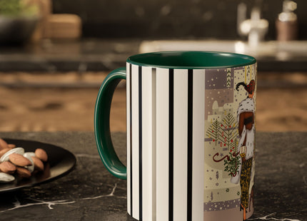 Wrapped in Elegance Colorful Mugs (11oz, 15oz)
