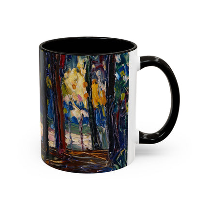 In the Park of St. Cloud by Wassily Kandinsky Colorful Mugs (11oz, 15oz)