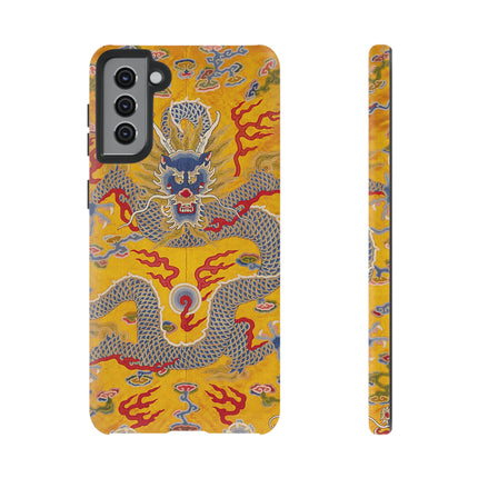 Majestic Dragon Regalia – Imperial 12-Symbol Robe Phone Cases