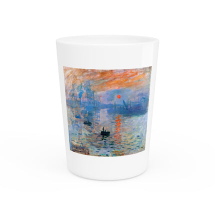 Sunrise by Claude Monet Ceramic Shot Glass