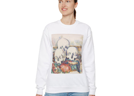 The Three Skulls by Paul Cézanne Unisex Heavy Blend™ Crewneck Sweatshirt
