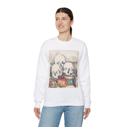 The Three Skulls by Paul Cézanne Unisex Heavy Blend™ Crewneck Sweatshirt