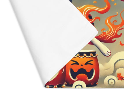 Jack-O’-Lantern Drums & The Kabuki Rabbit Placemat, 1pc