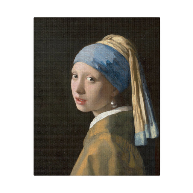 Girl with a Pearl Earring by Johannes Vermeer Matte Canvas, Stretched, 0.75"