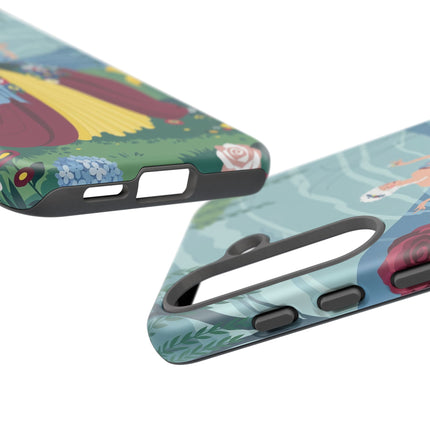 🌹🌿 The Willow Garden Promenade Phone Case – Art Deco Floral Elegance