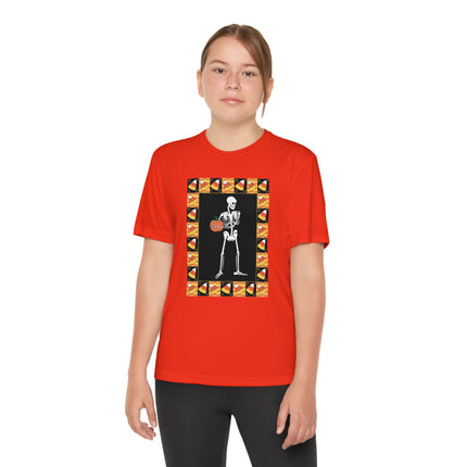 Candy Corn Skeleton Youth Competitor Tee