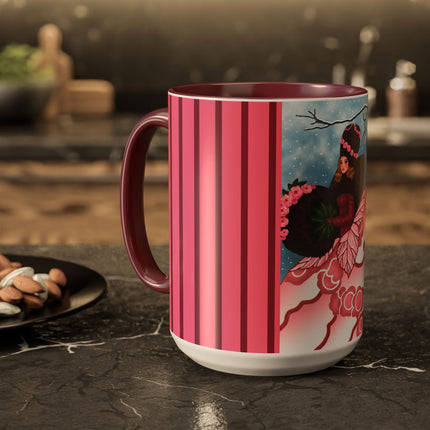 Winter Rose Empress Colorful Mugs (11oz, 15oz)