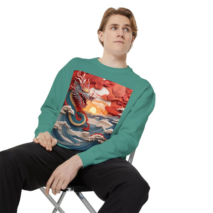 Stormbound Dragon Garment-Dyed Sweatshirt