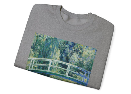 Water Lilies and Japanese Bridge by Claude Monet Heavy Blend™ Crewneck Sweatshirt