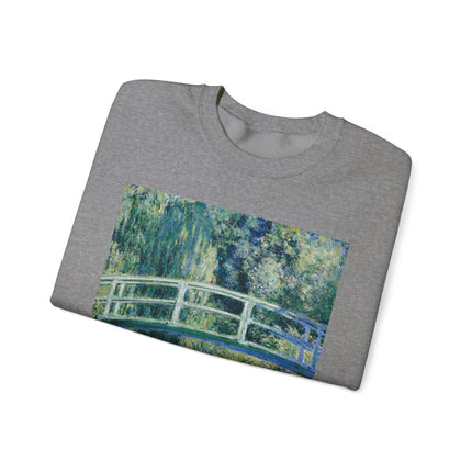 Water Lilies and Japanese Bridge by Claude Monet Heavy Blend™ Crewneck Sweatshirt